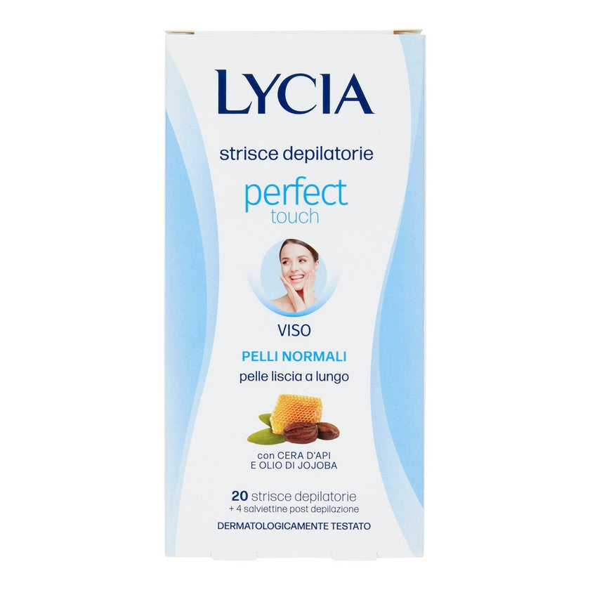 Lycia Perfect Touch Kasvojen Karvanpoistoliuskat Normaalille Iholle 20 kpl