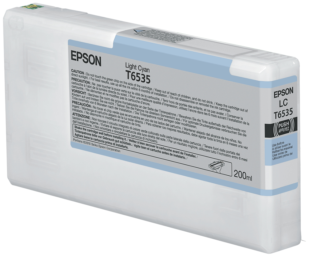 Epson Epson T6535 Mustepatruuna vaalea cyan T6535 Vastaa: N/A