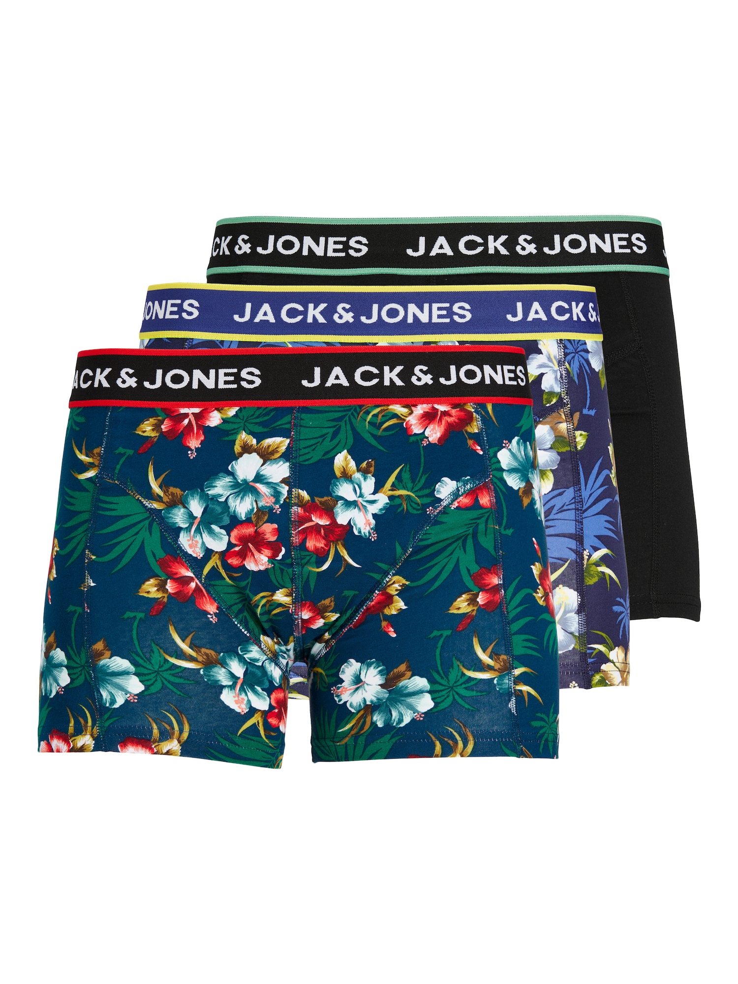 JACK & JONES Bokserishortsit tummansininen / ruskea / musta / offwhite