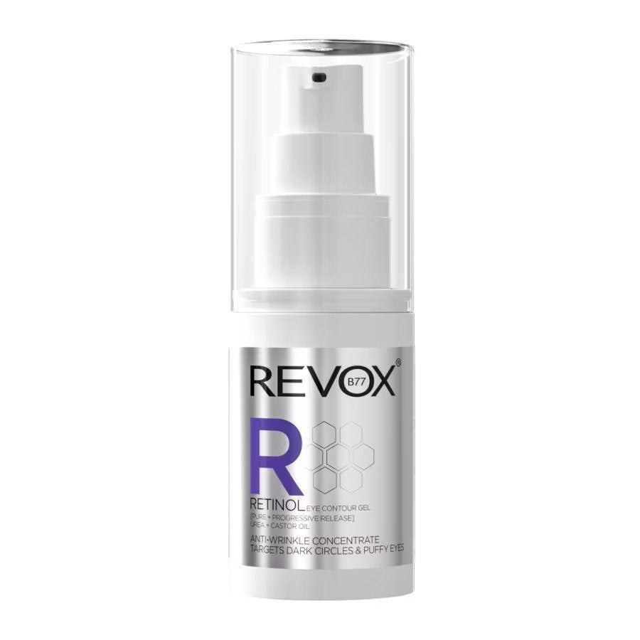 Revox B77 Ryppyjä estävä silmänympärysvoide geeli turvotusta ja tummia silmänalusia vastaan retinolilla 30 ml