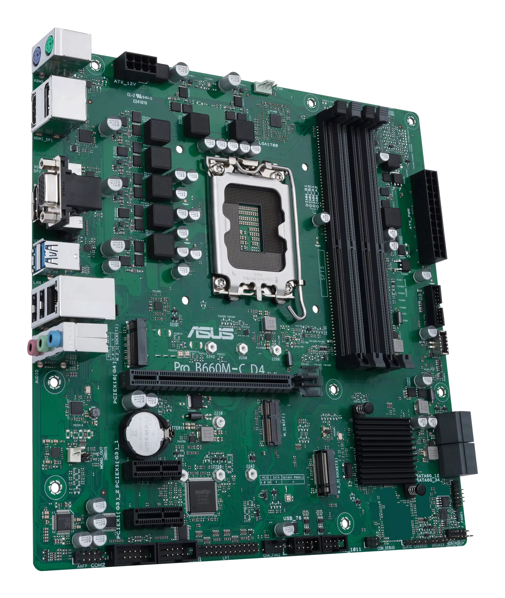 ASUS - Emolevy - micro-ATX - LGA1700-asennuspaikka - sisäinen grafiikka (CPU vaaditaan) - HD Audio (8-kanavainen)