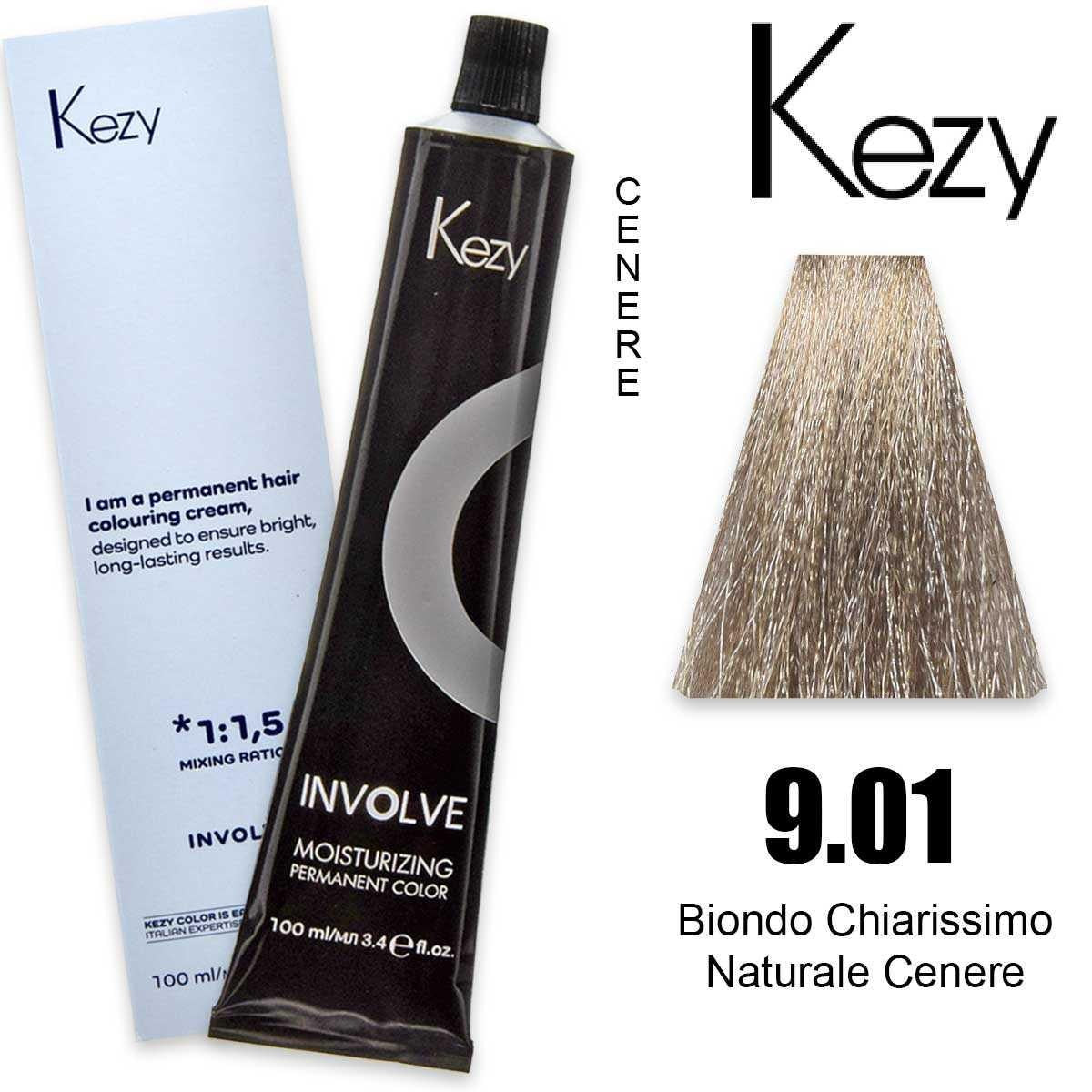 Kezy Involve Color 100 Ml Erittäin Vaalea Luonnollinen Tuhka 9.01