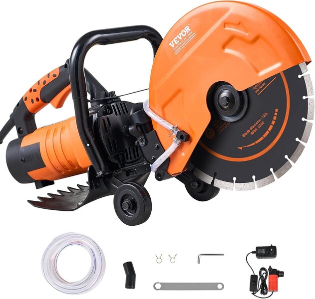 VEVOR 305mm Concrete Saw Cutting Cutter Paving Cutter Concrete Cutter 2800W