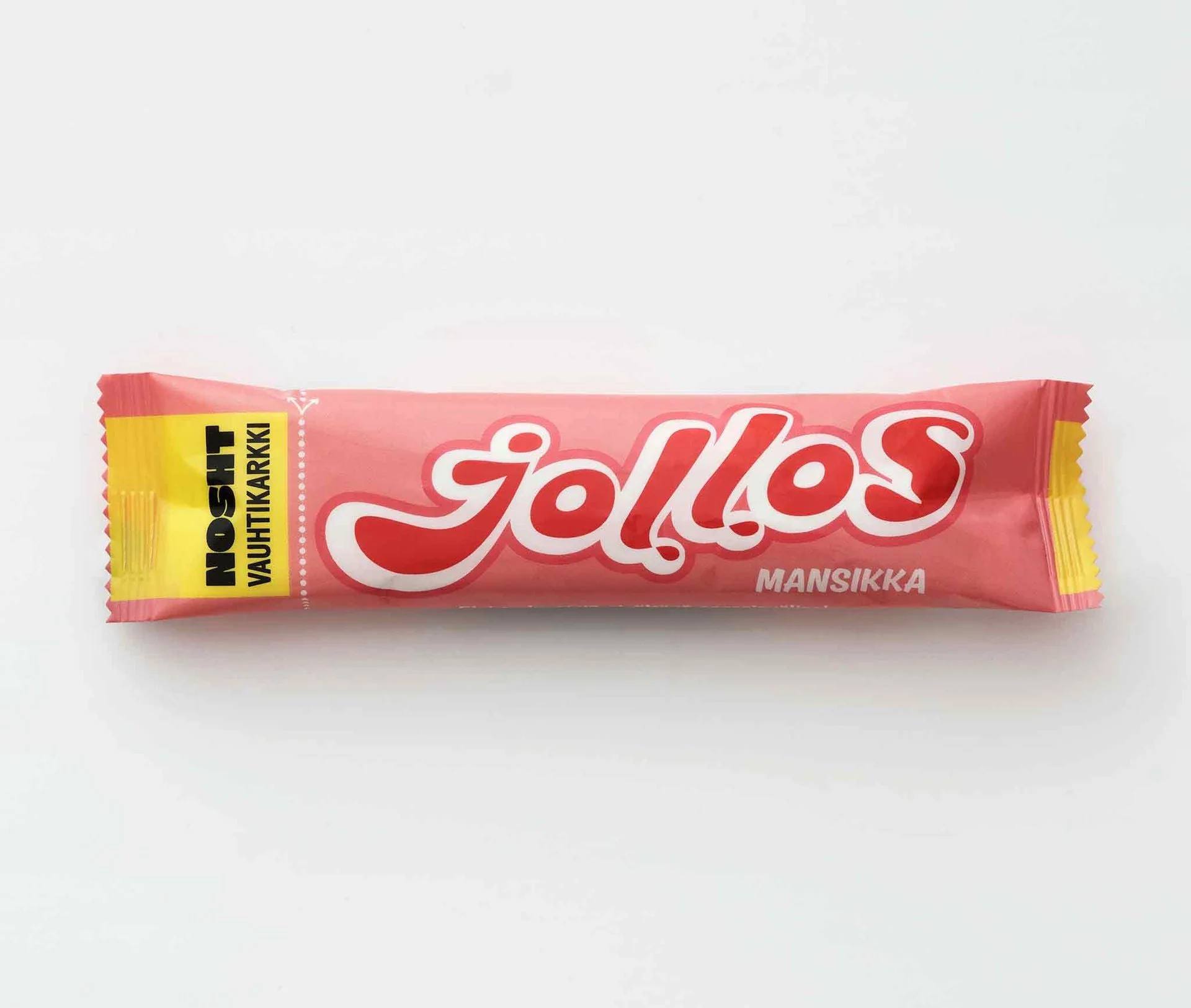 Nosht Jollos Vauhtikarkki Mansikka 52g