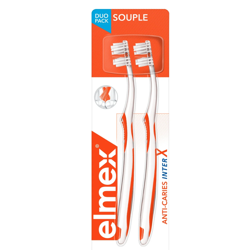 Elmex Interx Spazzolino Protezione Carie Duo Pack — Spazzolino da denti