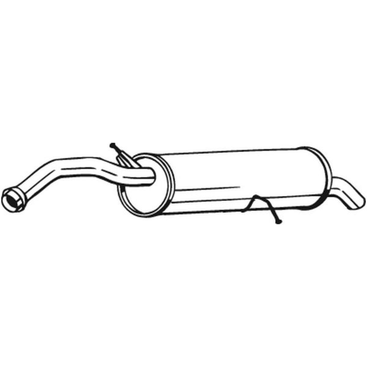 Takaäänenvaimentaja BOSAL 135-093