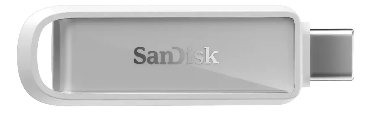 SanDisk USB Type-C Phone Drive USB-C 3.2 Gen 1 256 Gt -muistitikku, Arctic White