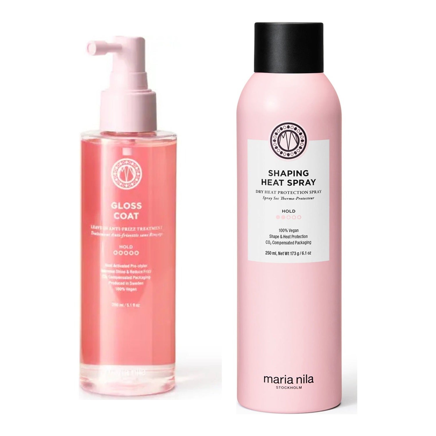 Maria Nila Shine & Style Protect Set Gloss Coat 200 ml & Heat Spray 250 ml - 450 ml