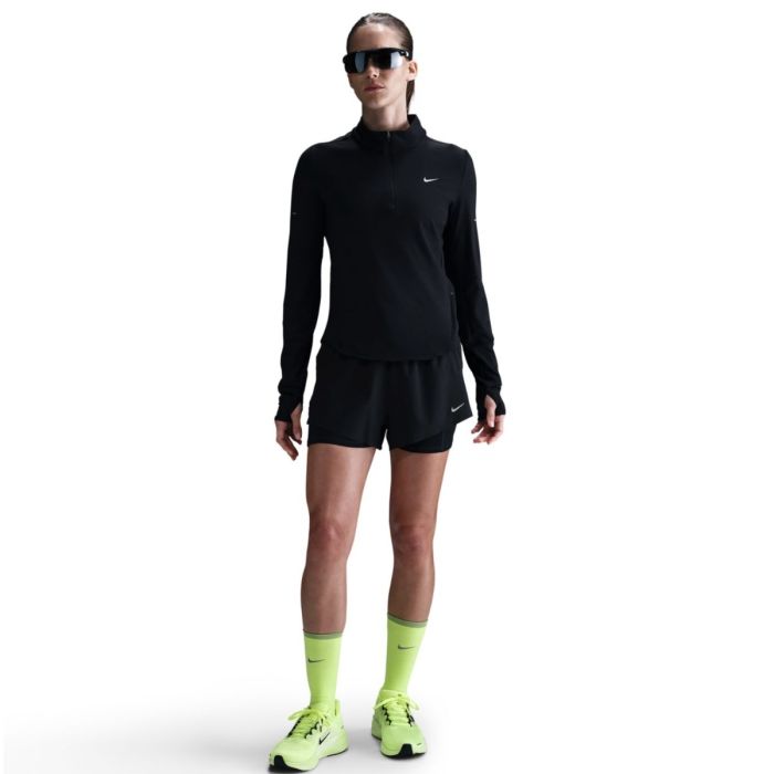 Nike Dri-Fit Swift Half Zip Running Top K. L Musta Naiset