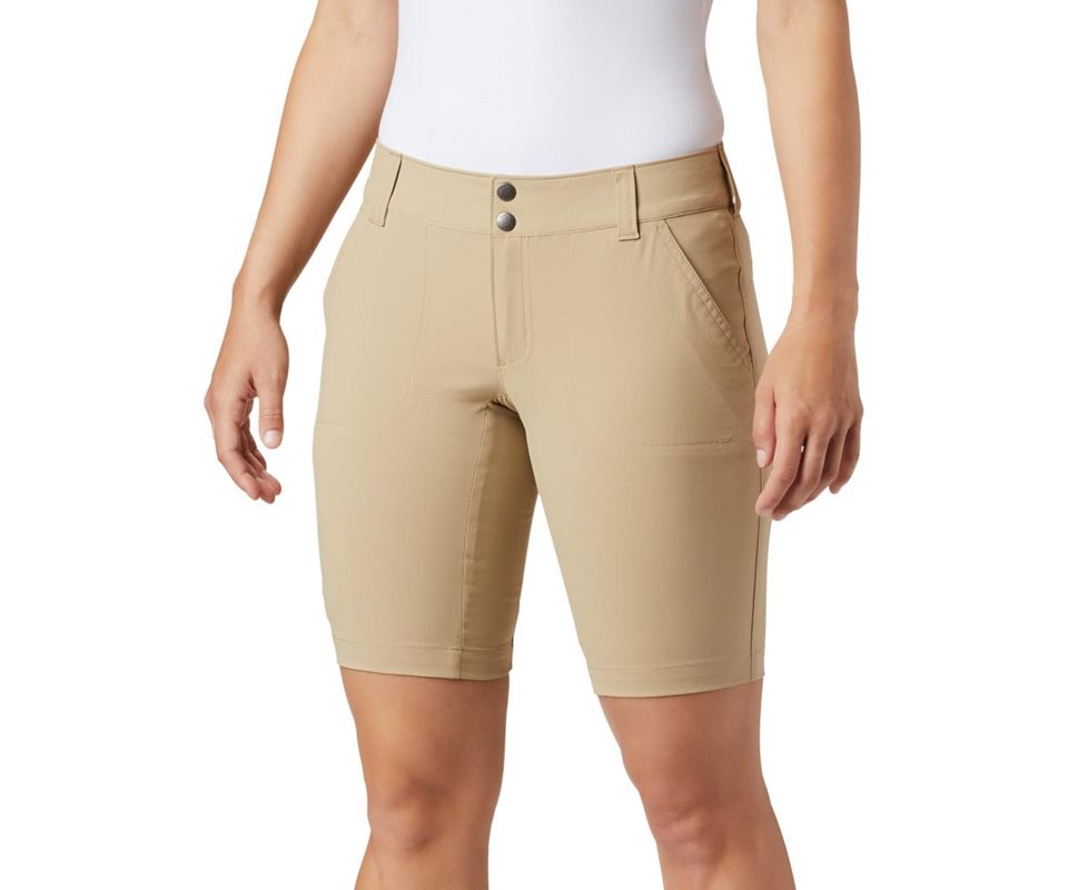 Columbia Saturday Trail Long Shorts Women British Tan - 6/12