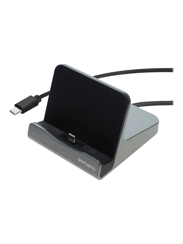 4smarts Charging Station VoltDock Tablet USB-C 60W gunmetal