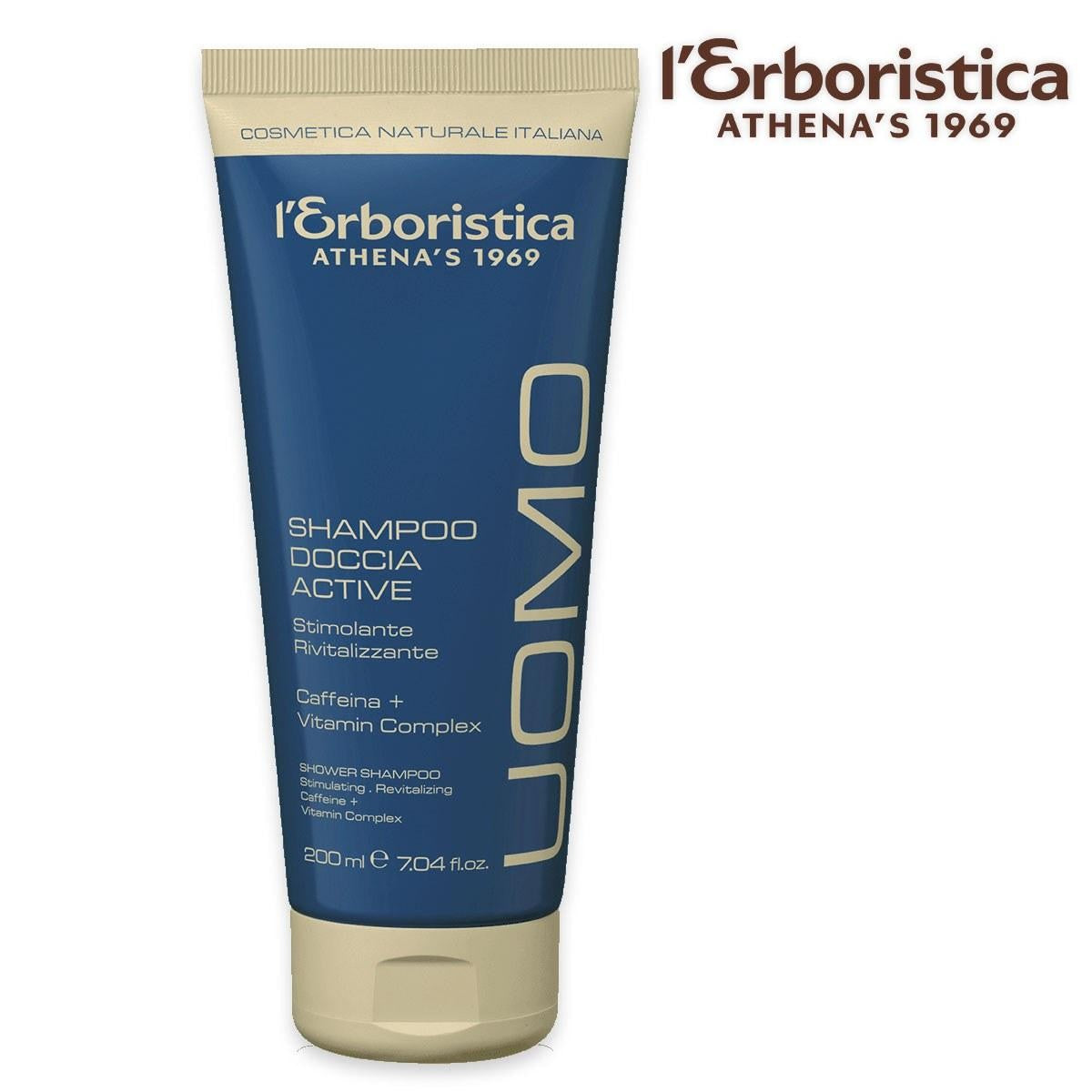 L'erbostica miesten suihkushampoo 200ml - aktiivinen