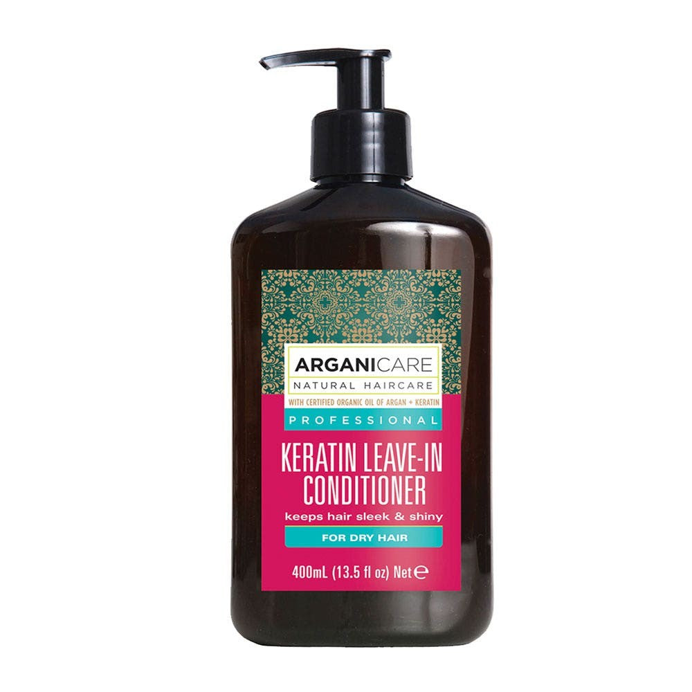 Arganicare Keratiini Leave In ravitseva ja suojaava hoitoaine 400 ml