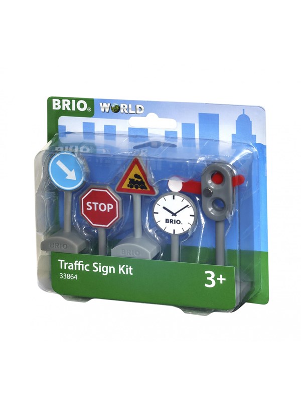 BRIO World 33864 - Liikennemerkit, 5 kpl pakkaus