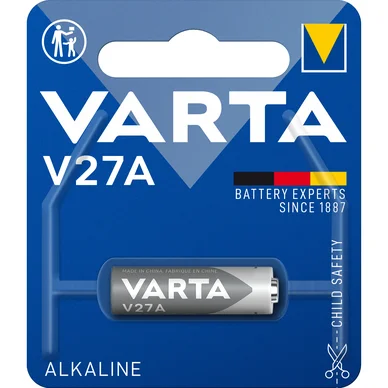 Varta Varta V27A erityinen alkaliparisto, 12V, 1 kpl 4227101401 Vastaa: N/A