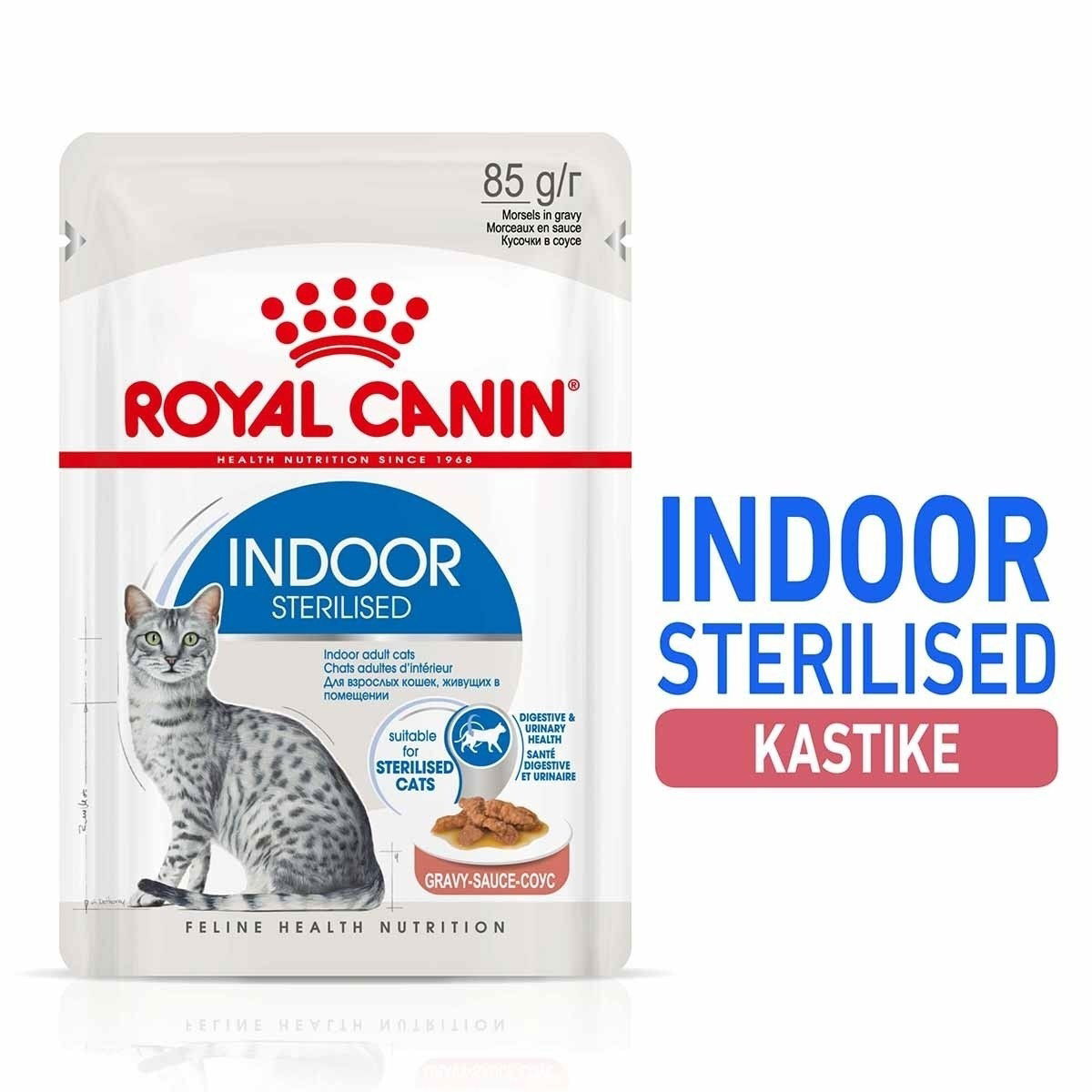Royal Canin ROYAL CANIN Indoor Sterilised Sos saszetka 12x85g