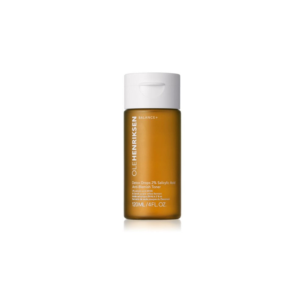 OLEHENRIKSEN Balance+ Detox Drops 2% Salisyylihappo kasvovesi, jossa on salisyylihappoa 120 ml