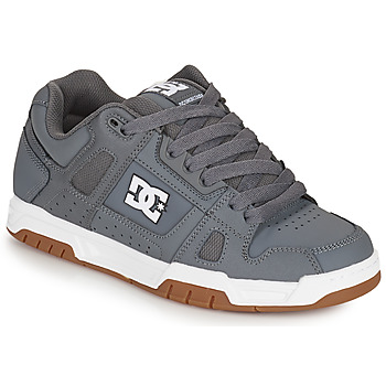 DC Shoes Matalavartiset tennarit 'STAG'  harmaa / valkoinen