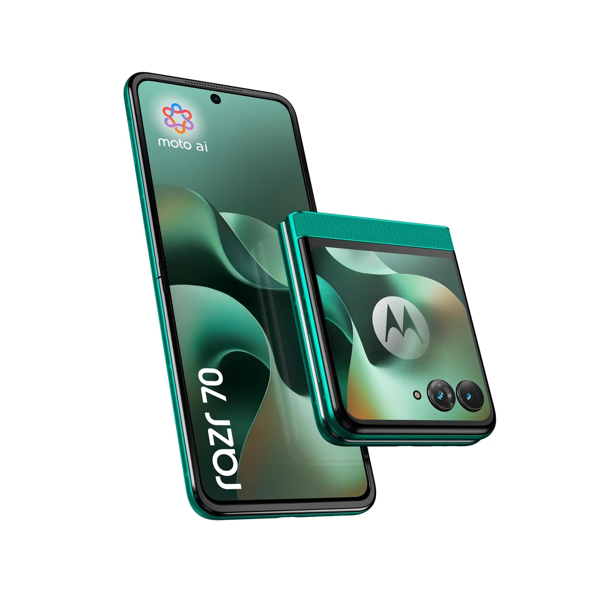 Motorola razr 70, 17,5 cm (6.9), 8 GB, 256 GB, 50 MP, Android 16.0, Tummanvihreä