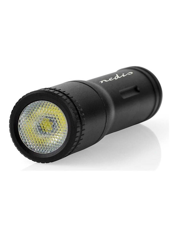Nedis LED Taskulamppu | Paristokäyttöinen | 1.5 V DC | 3 W | 1x AAA/LR03 | Nimellisvaloteho: 100 lm | Valoalue: 35 m | Säteen kulma: 10 °
