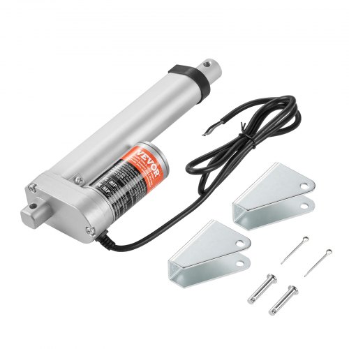VEVOR Linear Actuator 12V 10.2 cm High Load 149.7 kg/1500N 0.5 cm/s IP54 Protection