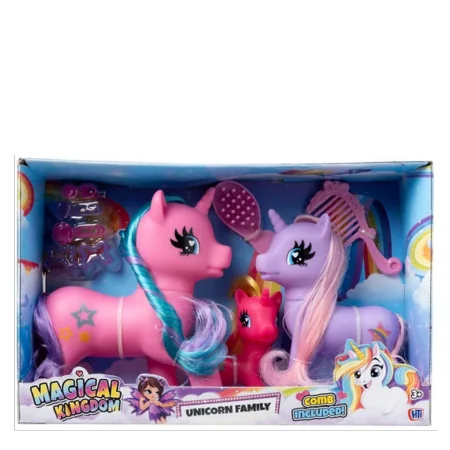Magical Kingdom Unicorn Family Figure Playset