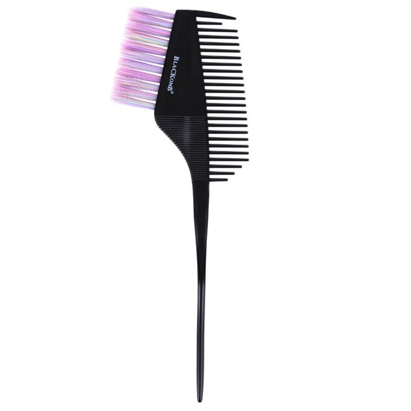 Poniks Blackomb Brush BP202 - hiusten värjäysharja, jossa on 6 cm kampa, sateenkaari