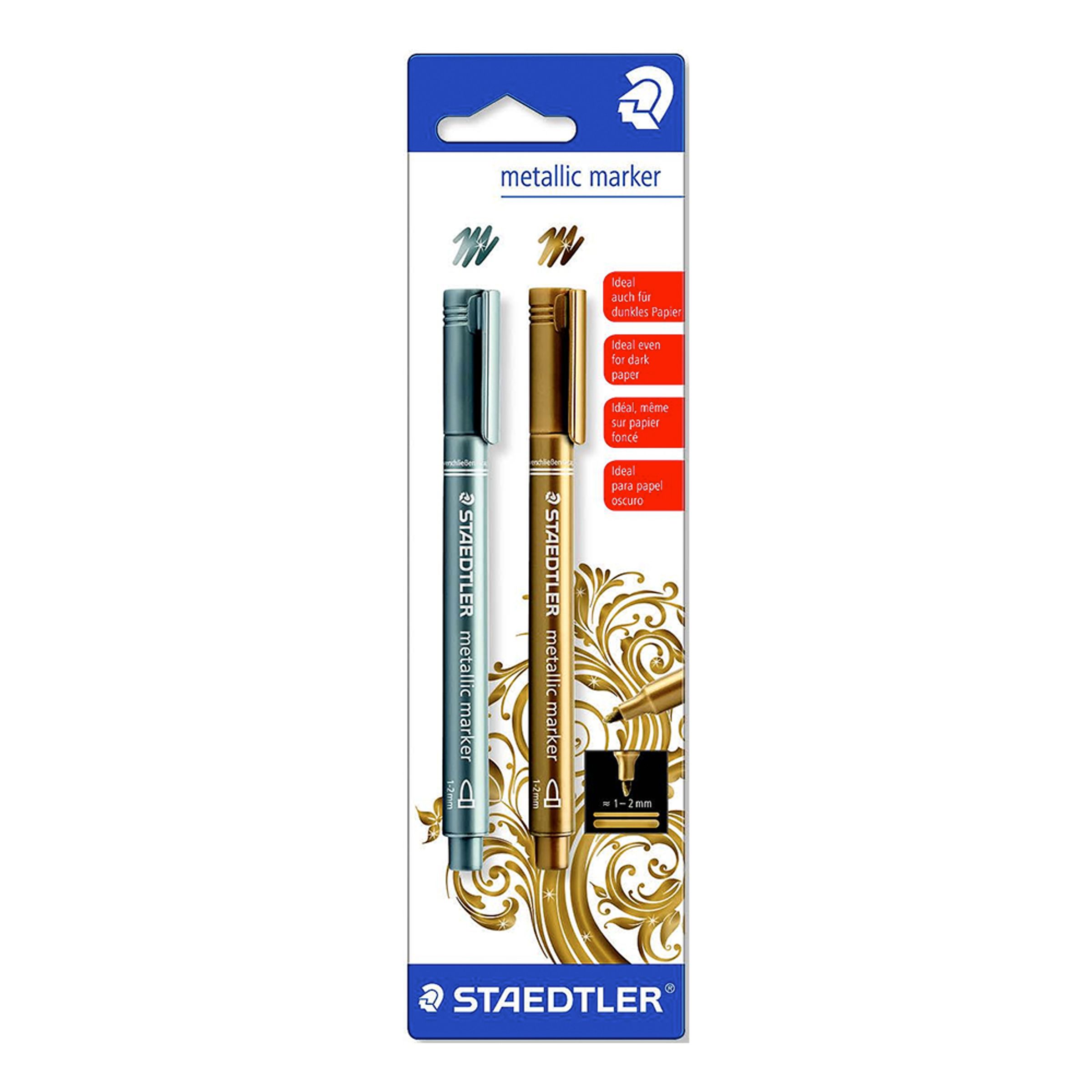 Staedtler Merkitsemiskynät metalliset 2 kpl BC