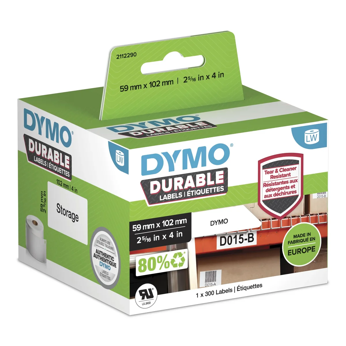 LabelWriter Durable shipping label 59mm x 102mm