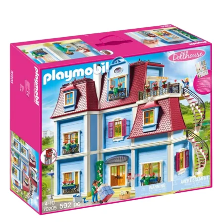 Playmobil Suuri Nukkekoti Ovikellolla Leikkisetti