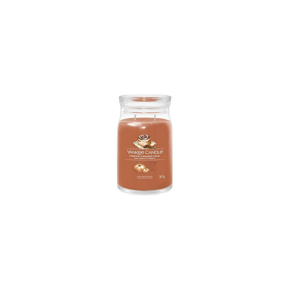 Yankee Candle Pumpkin Cinnamon Swirl -tuoksukynttilä 368 g