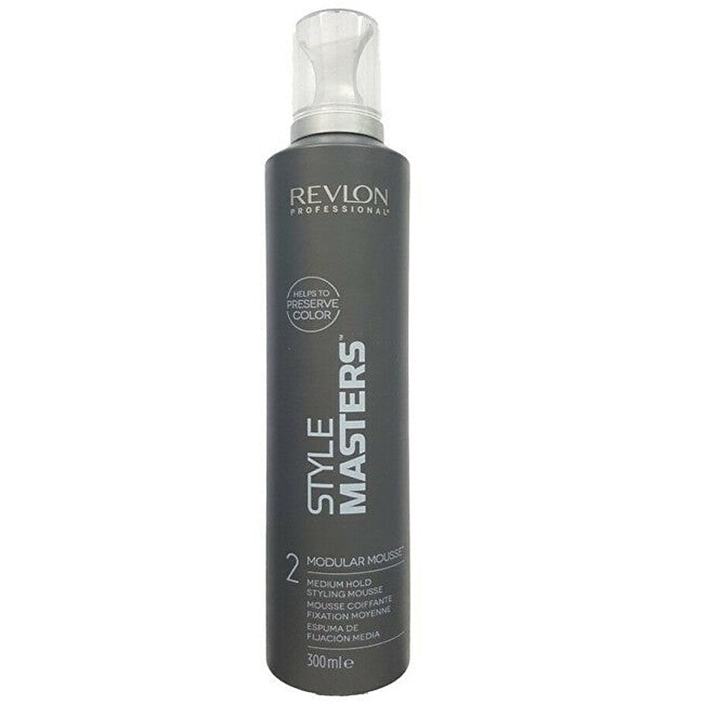 Kohtalaisen vahvistava hiusvaahto 2 Style Masters (Styling Mousse Modular) 300 ml