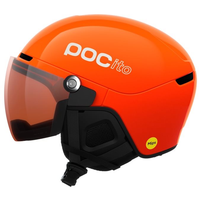 POCito Obex Visor Fluorescent Orange/Clarity Pocito/P - M/L