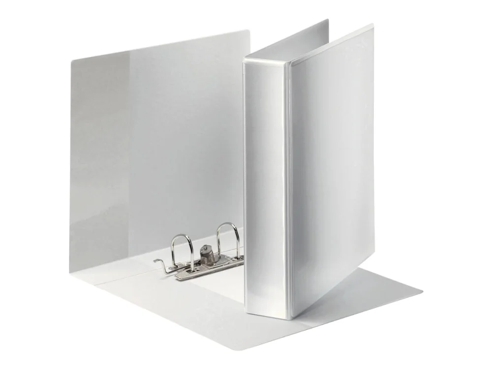 Esselte esityskansio A4+ 50mm, A4, Muovi, Valkoinen, 350 arkkia, 80 g/m², 5 cm