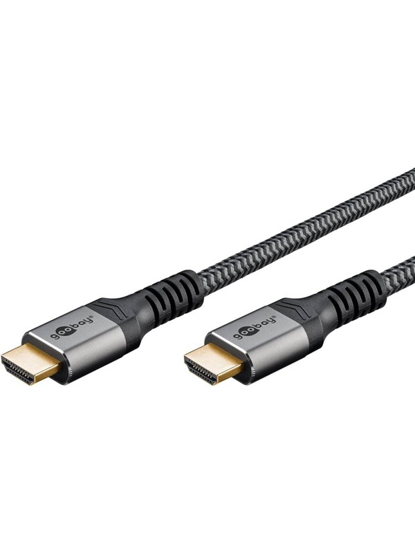 Pro HDMI 2.1 Sleeved - 1m - Musta