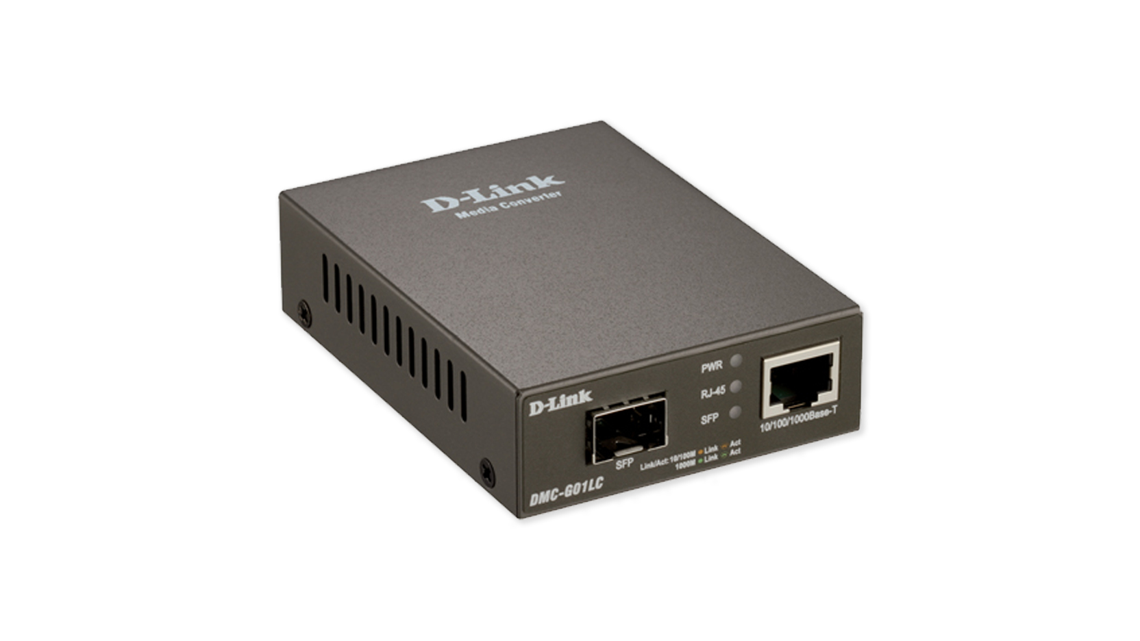 D-Link DMC-G01LC 10/100/1000Mbps to SFP Standalone Media Converter