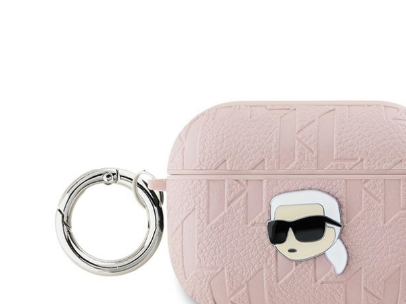 Karl Lagerfeld Monogram Karl Head case for AirPods Pro 2 - pink