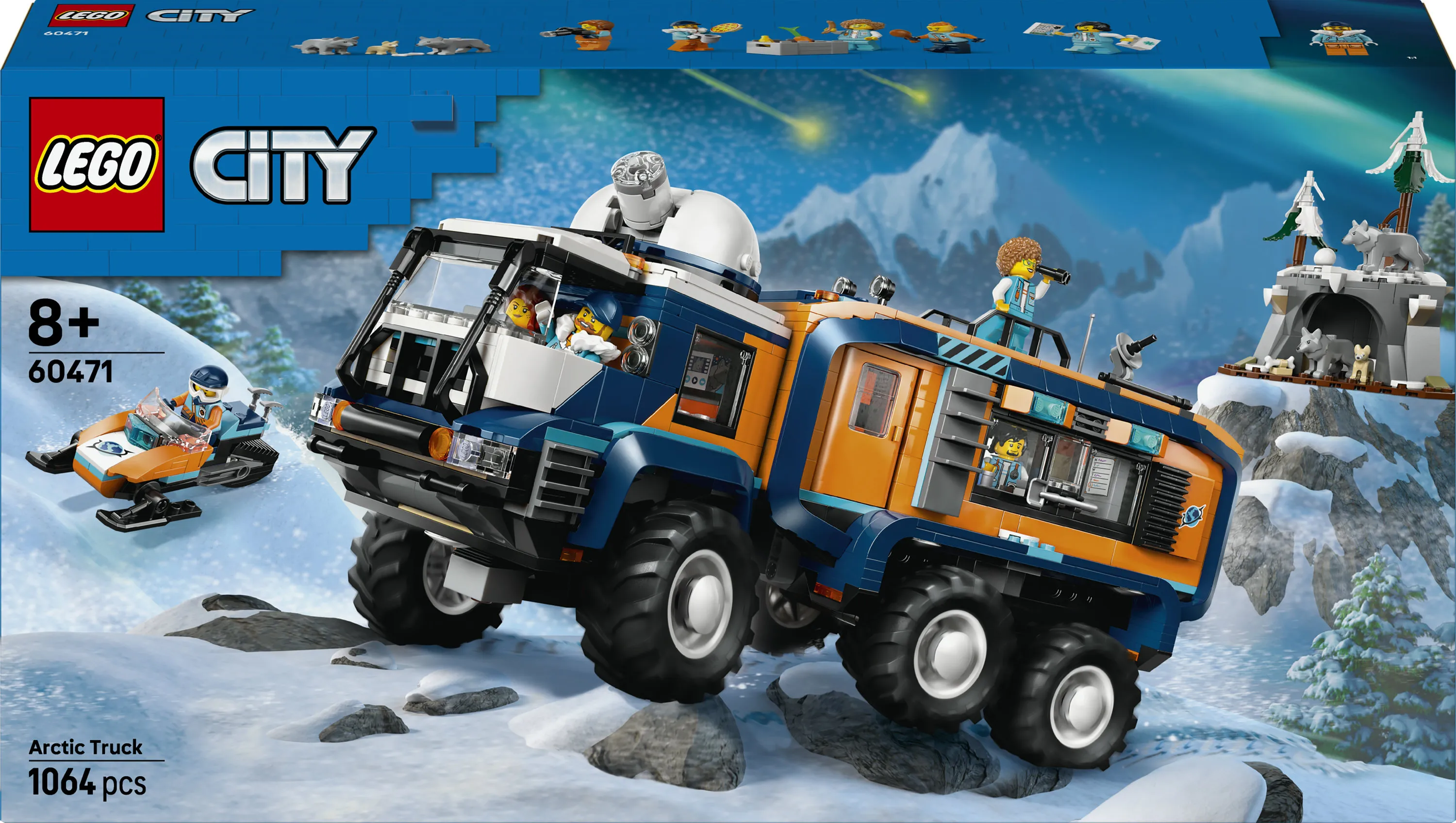 LEGO City 60471 Arktisten tutkimusretkeilijöiden tiedelaboratoriorekka