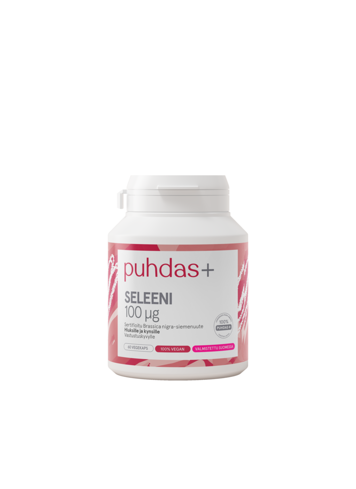 Puhdas+ Seleeni 100 mcg 60 vegekaps