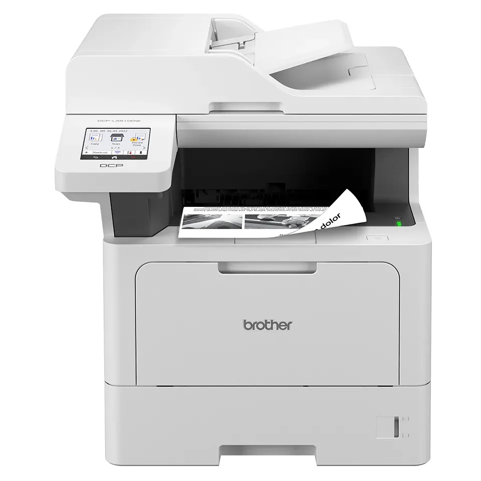 Brother MFC-L5710DN, Laser, Yksittäistulostus, 1200 x 1200 DPI, Yksittäiskopiointi, A4, Musta, Valkoinen