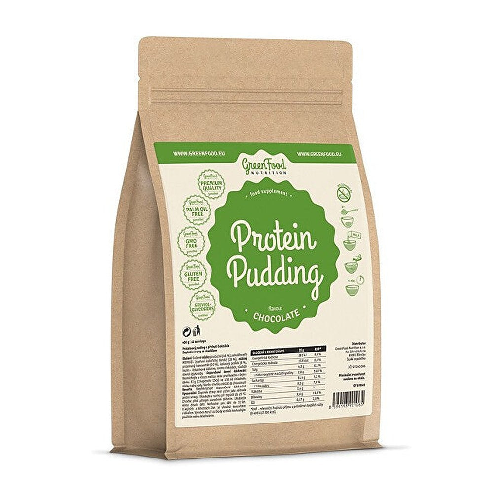 Greenfood Nutrition Budino Proteico Veloce Vaniglia 400 g — Integratore Sport