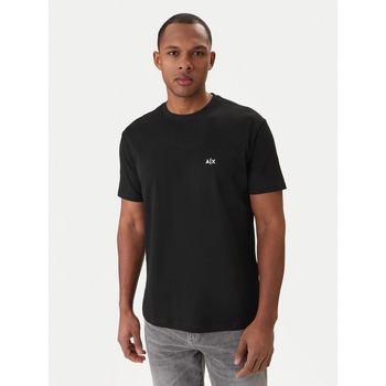 ARMANI EXCHANGE Paita musta / valkoinen