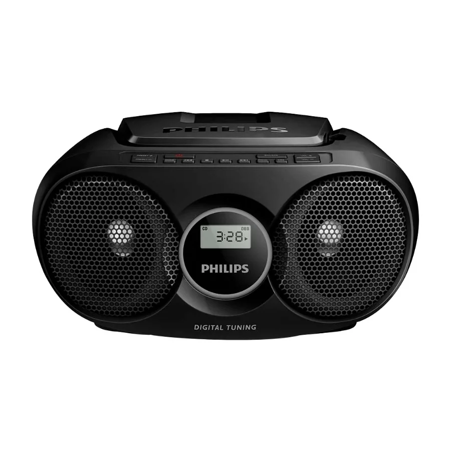 Philips AZ215B/12 kannettava CD-soitin, musta