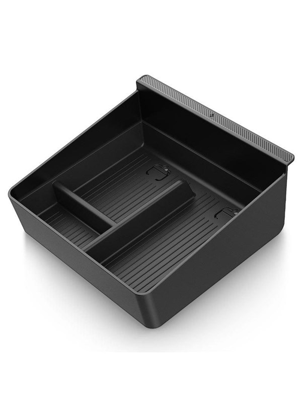 Spigen TO220H, Käsinojakonsolin lokerikko, Auto, musta, Yksivärinen, Polykarbonaatti (PC)