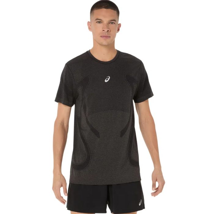 ASICS Road Seamless T-paita M – Hengittävä ja mukava juoksupaita harjoitteluun ja kilpailuihin, musta