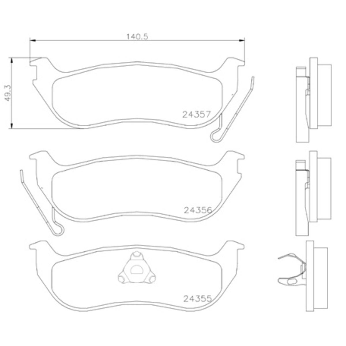 Jarrupalat, levyjarru BREMBO P 37 009