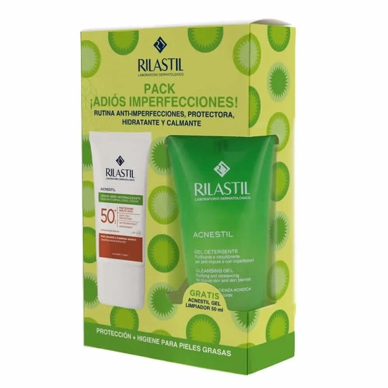 Rilastil Sun System Acnestil Spf 50+ -setti 2 kpl