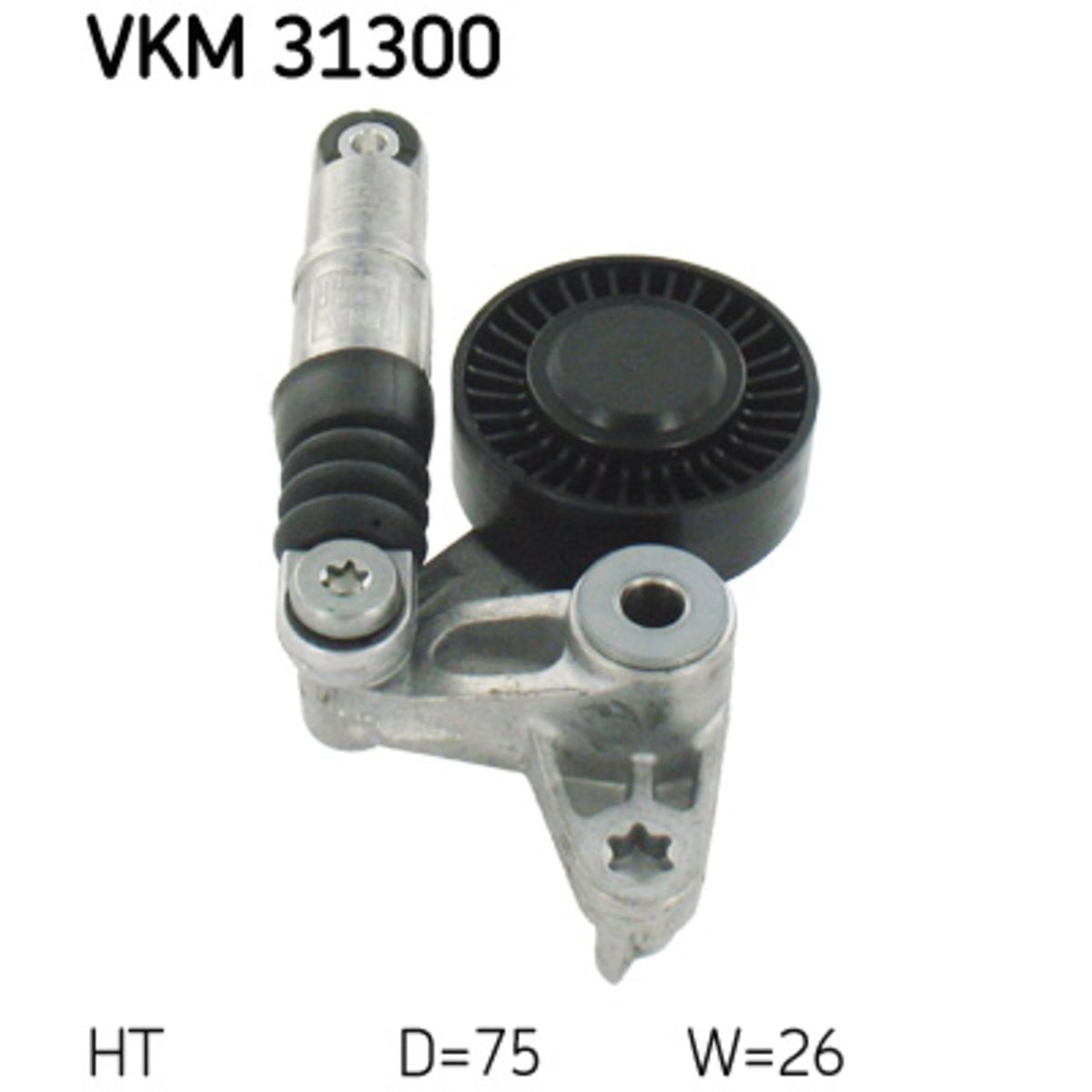 Kiristysrulla, moniurahihna SKF VKM 31300
