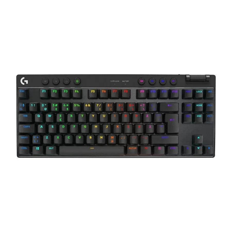 Logitech G Pro X TKL langaton pelinäppäimistö, musta