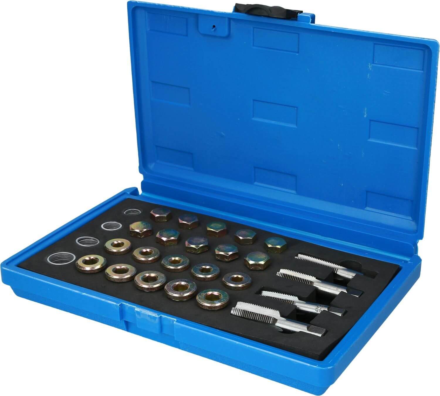 Korjaussarja öljynpoistoruuvin kierteille, 64-os., Brilliant Tools